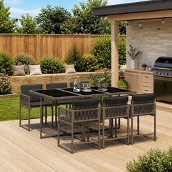 Comfortable and Practical 7 Piece Garden Dining Set