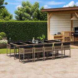 Comfortable and Durable 11 Piece Garden Dining Set