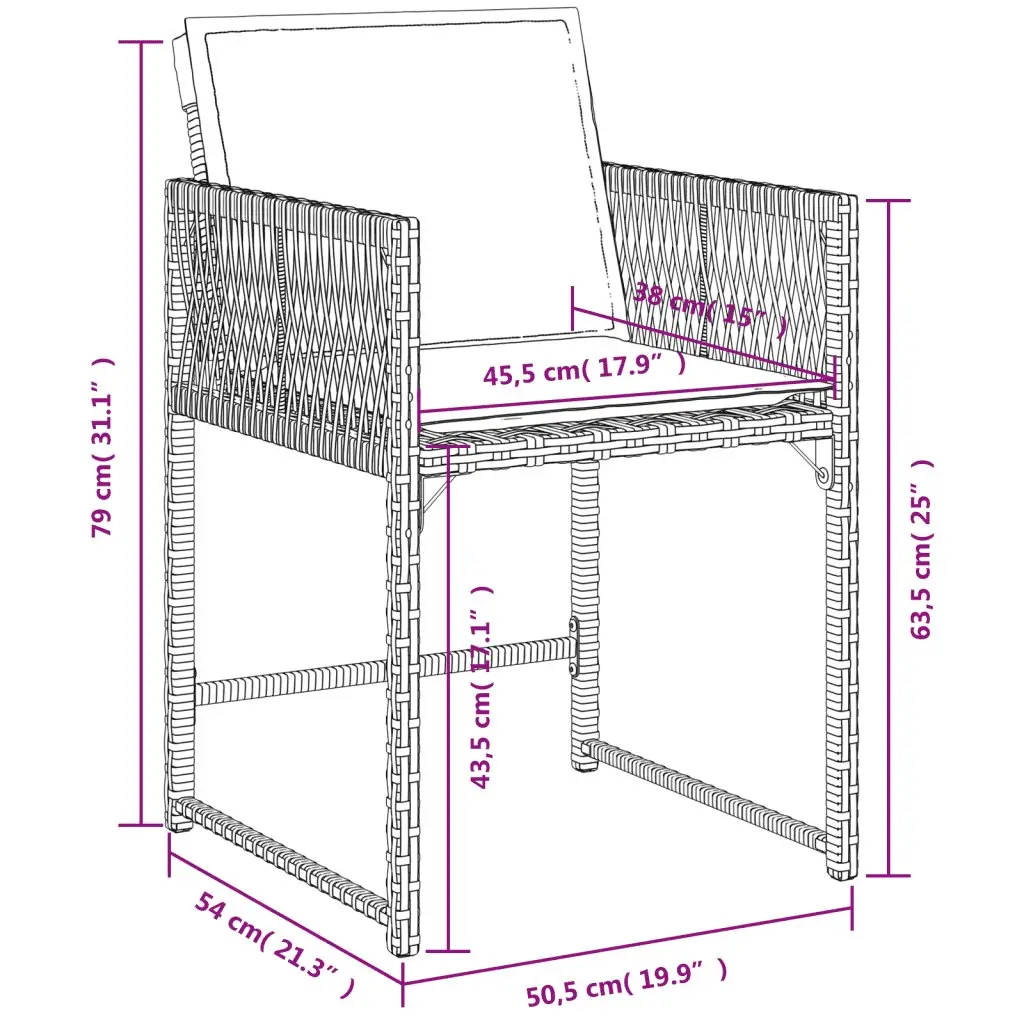 13 Piece Garden Dining Set