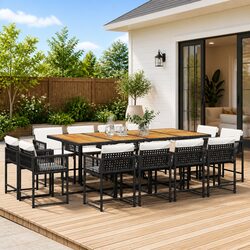 Reliable and Functional 13-Piece Outdoor Dining Set