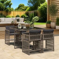 Comfortable and Reliable 5-Piece Garden Dining Set