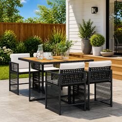 Comfortable and Practical 5-Piece Outdoor Dining Set