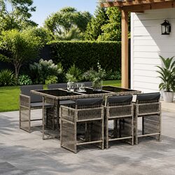 Comfort Meets Value: 7-Piece Garden Dining Set