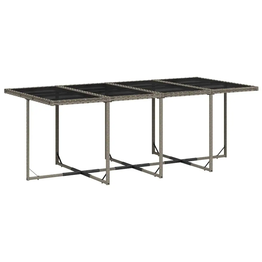 9 Piece Grey Garden Dining Set