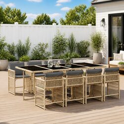 9 Piece Outdoor Dining Set: Comfort and Value Combined