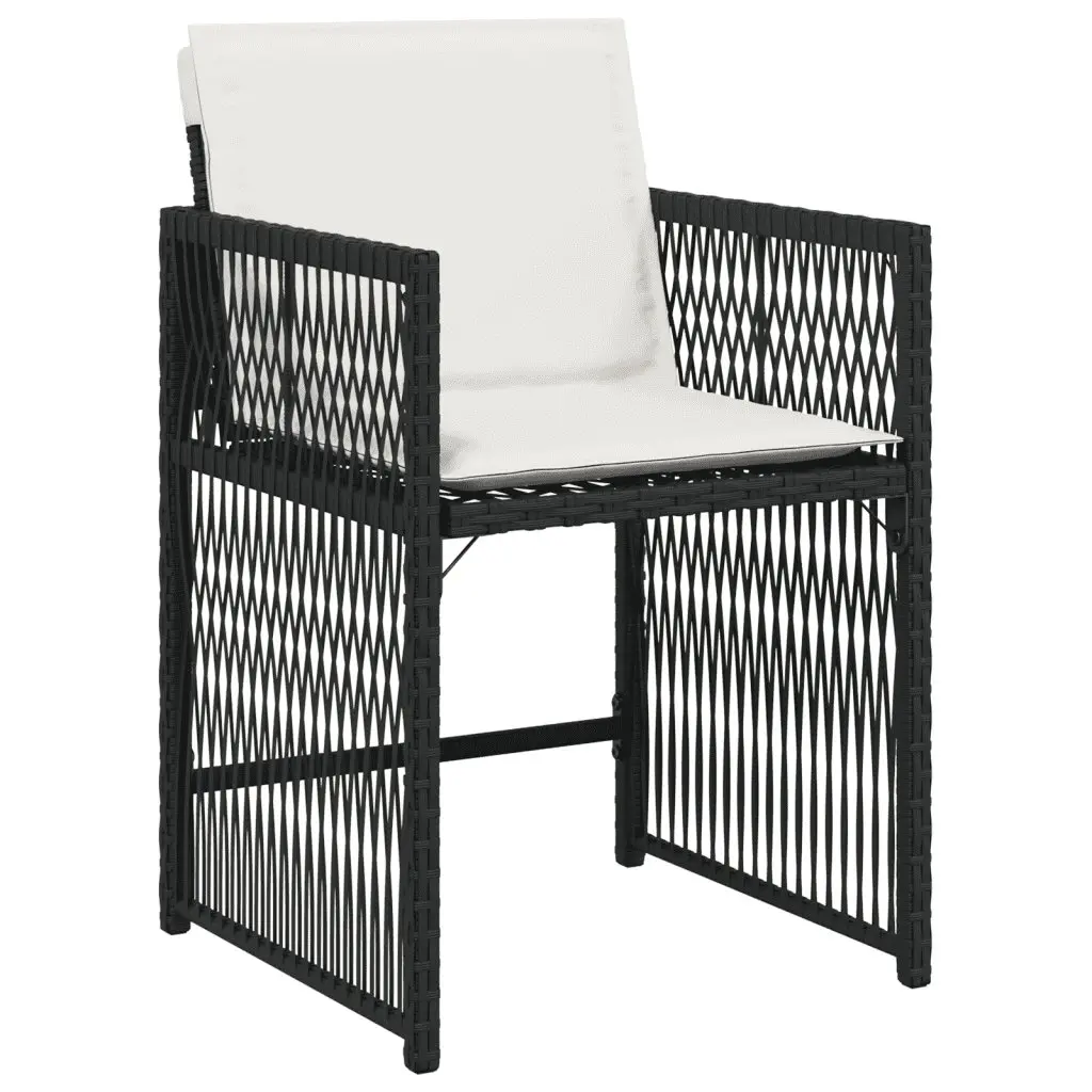 Garden Dining Set 11 Piece Outdoor Furniture PE Rattan Chairs Table with
