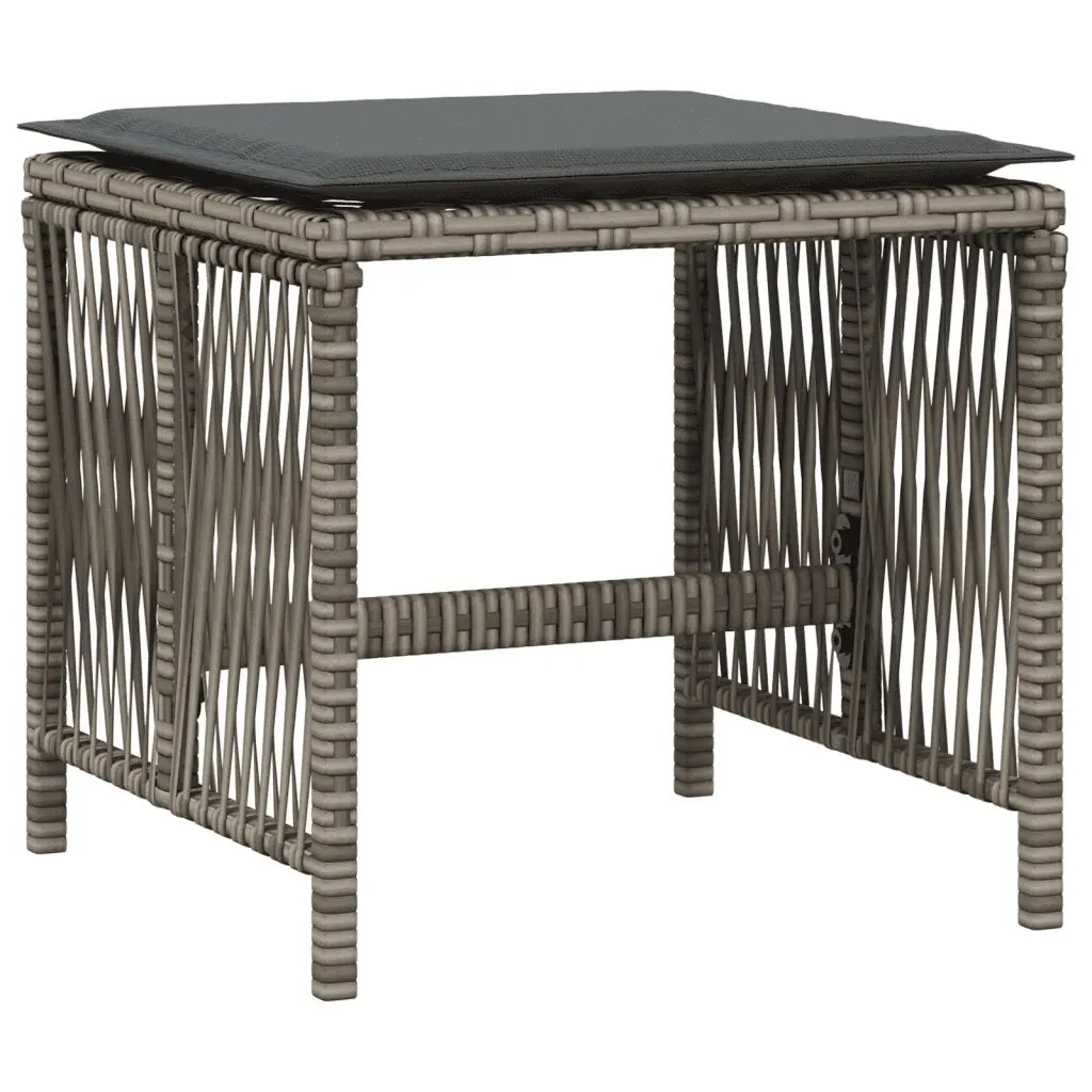 Garden Dining Set 13 Piece Outdoor Furniture Al Fresco Dining Grey Poly Rattan Chairs Table Cushions