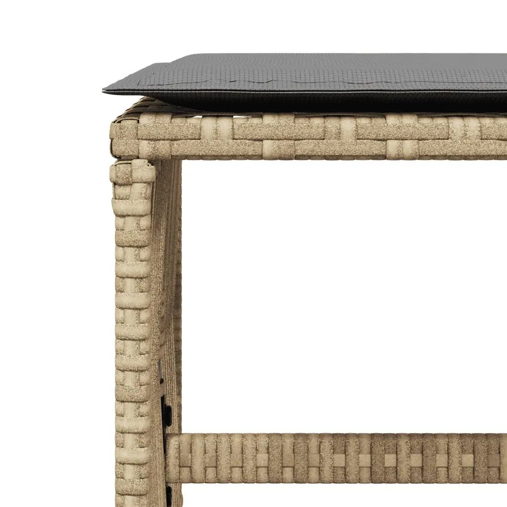 Garden Dining Set 13 Piece Outdoor Patio Furniture Al Fresco Dining Beige Poly Rattan