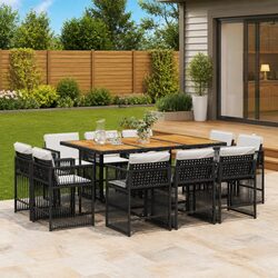 Comfortable and Durable 11 Piece Outdoor Dining Set