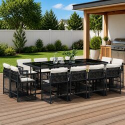 Reliable and Stylish 13 Piece Garden Dining Set