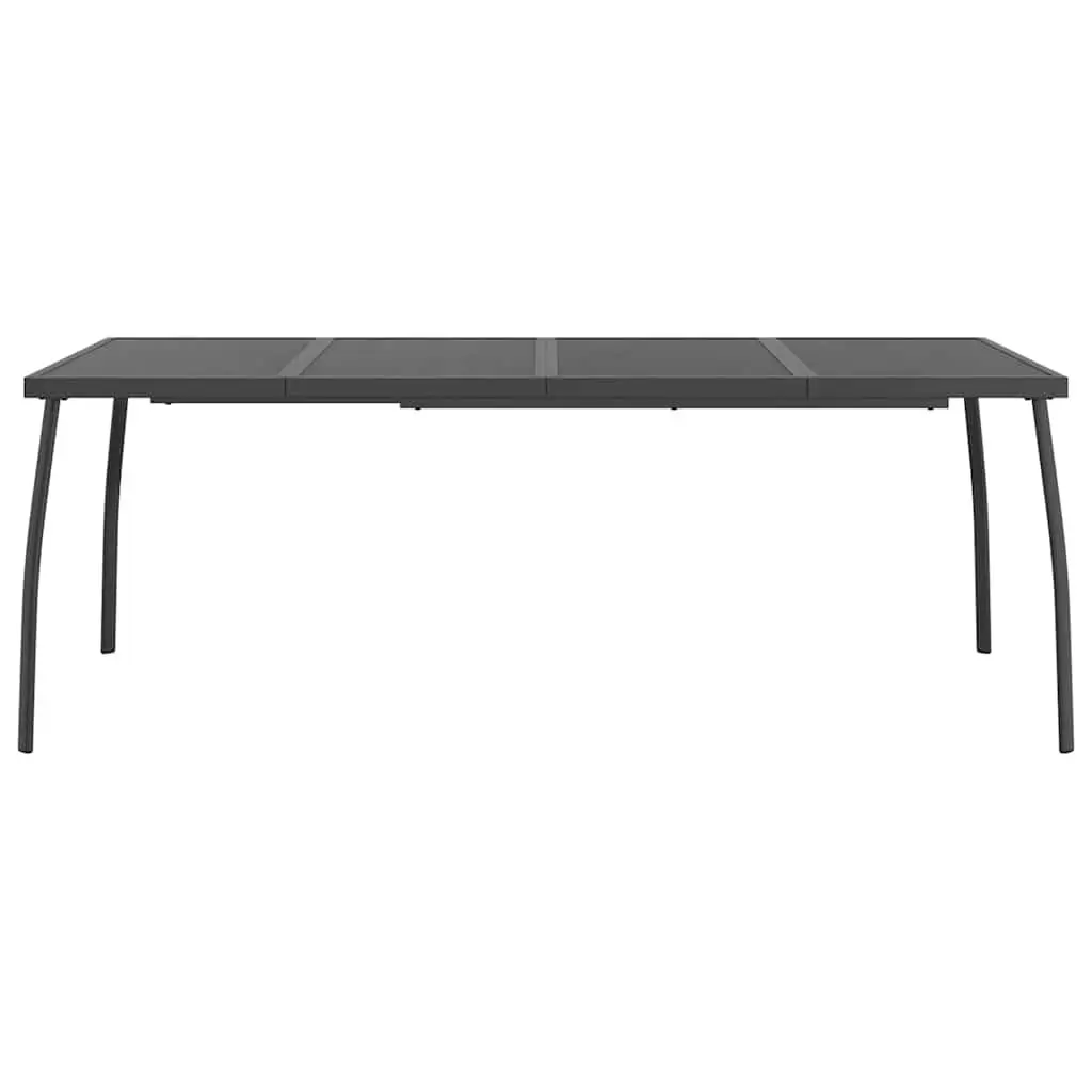 9 Piece Anthracite Garden Dining Set