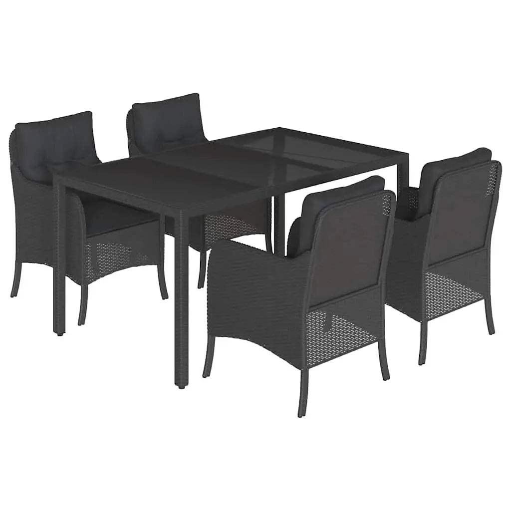 5-Piece Garden Dining Set for Comfort