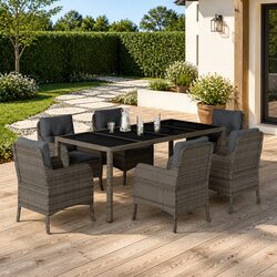 Comfortable and Affordable 7-Piece Outdoor Dining Set