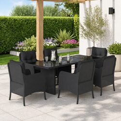 Comfortable and Versatile 7 Piece Outdoor Dining Set