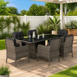 Comfortable and Durable 7 Piece Outdoor Dining Set