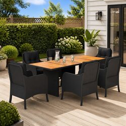 Reliable 7-Piece Outdoor Dining Set for Your Enjoyment