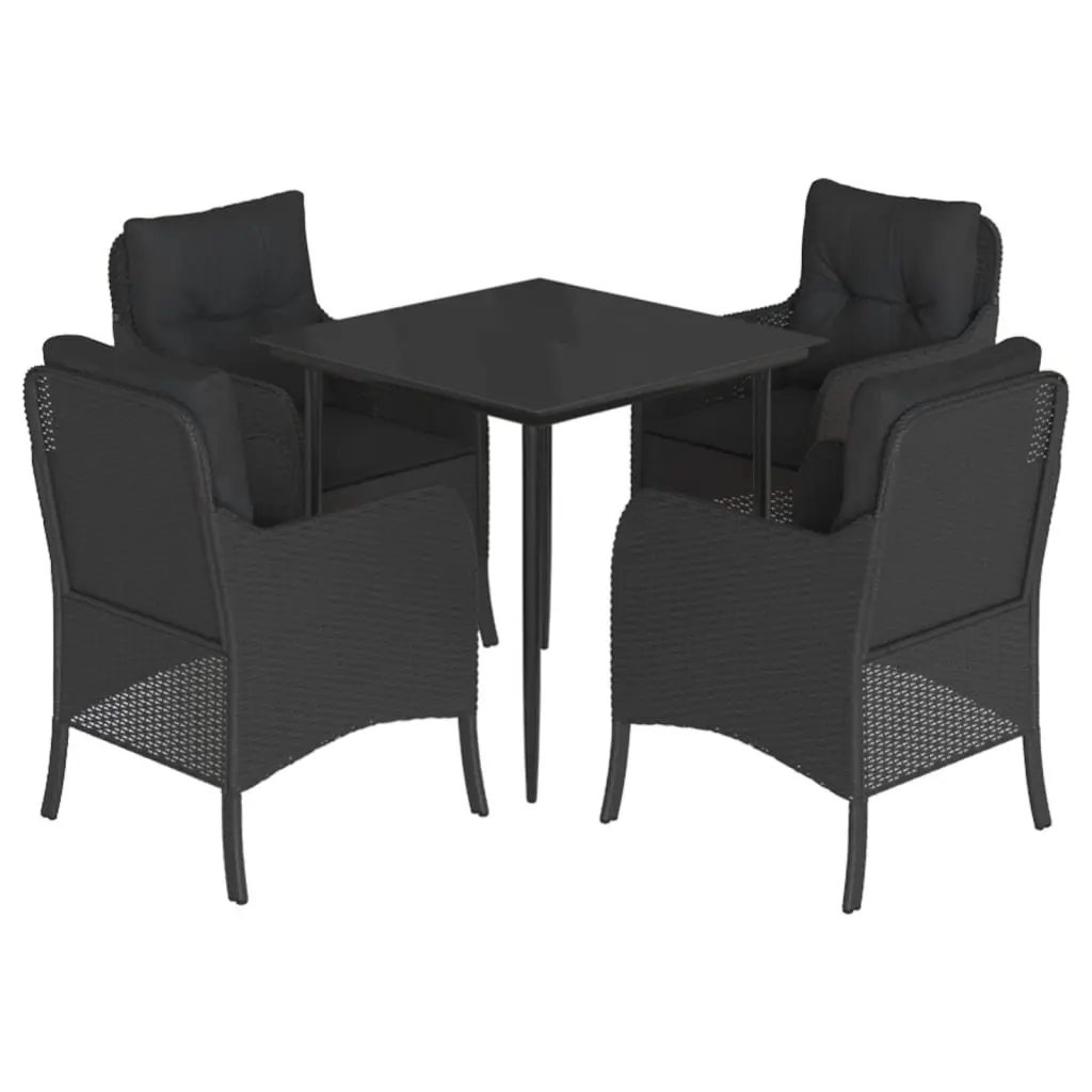Black Garden Dining Set