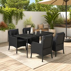 Reliable and Comfortable: 5-Piece Garden Dining Set