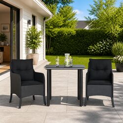 Value and Comfort in a 3 Piece Outdoor Dining Set
