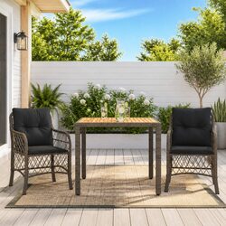 Grey Bistro Set: Comfort and Quality for Outdoors