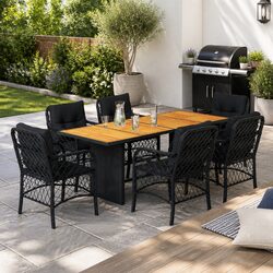 Reliable 7 Piece Outdoor Dining Set for Comfort