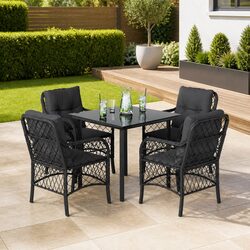 Comfortable and Practical 5 Piece Outdoor Dining Set