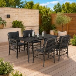 Comfortable 5 Piece Outdoor Dining Set with Value