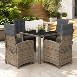 Comfortable and Durable 5-Piece Garden Dining Set