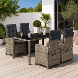 Comfortable and Stylish 5-Piece Garden Dining Set