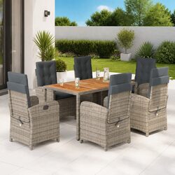 Comfortable and Affordable 7 Piece Garden Dining Set
