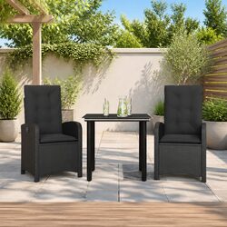 Comfortable and Practical 3 Piece Garden Dining Set
