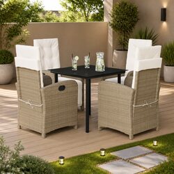 Comfortable and Practical 5 Piece Garden Dining Set