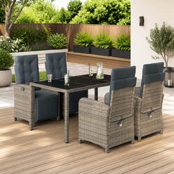 Comfort and Value in a 5-Piece Garden Dining Set
