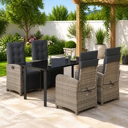 Comfortable and Affordable 5 Piece Outdoor Dining Set