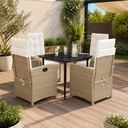 5-Piece Garden Dining Set: Comfort Meets Value