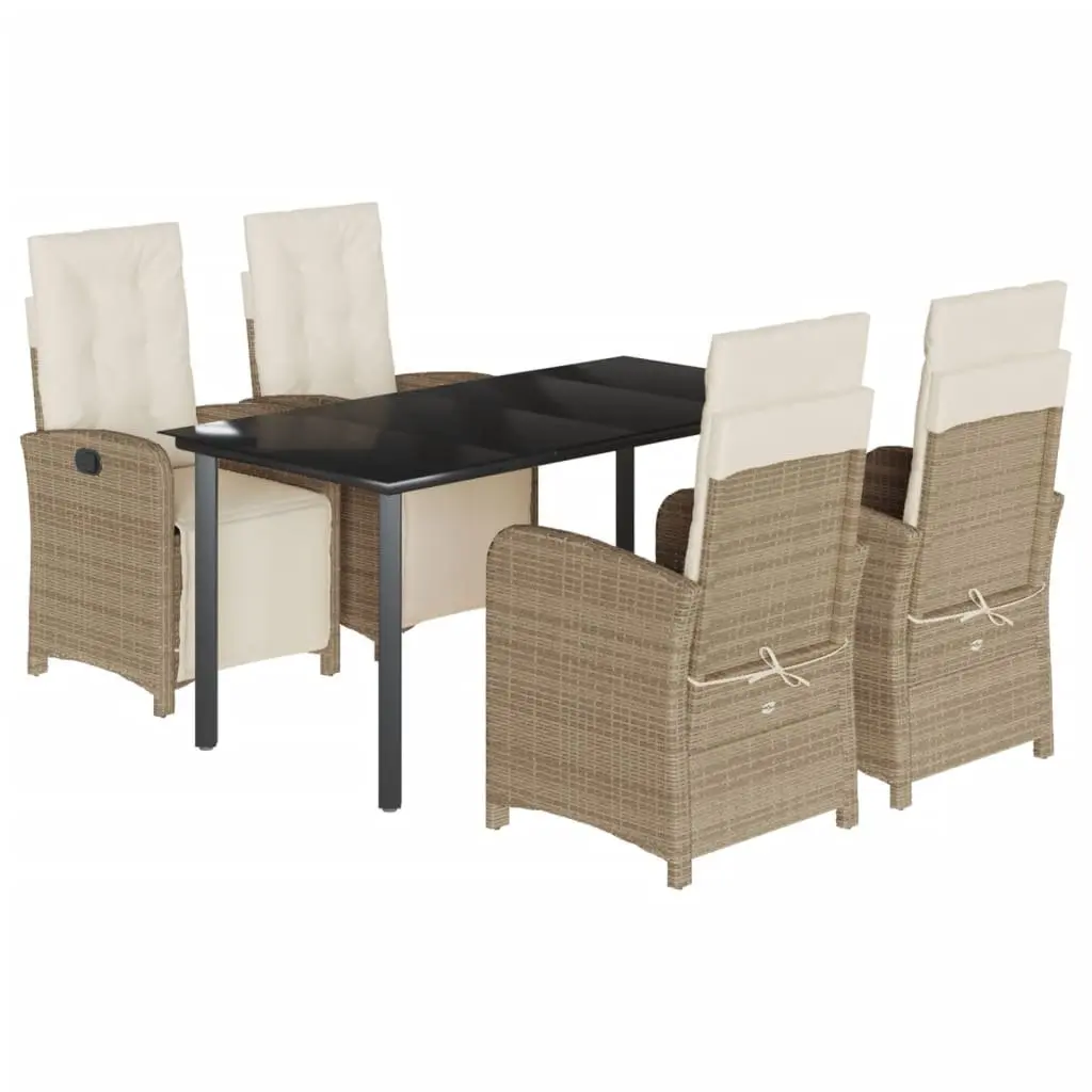 5 Piece Garden Dining Set