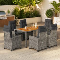 Comfortable and Durable 7 Piece Garden Dining Set