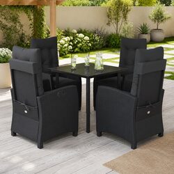 Comfortable Garden Dining Set with Cushions