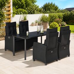 Comfortable and Durable 5 Piece Garden Dining Set