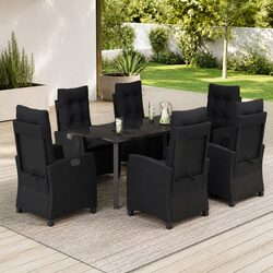 Comfort and Value in a 7 Piece Garden Dining Set