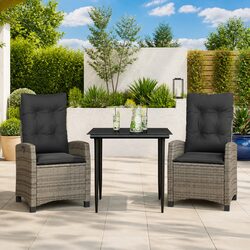 Comfortable and Valuable 3 Piece Garden Dining Set