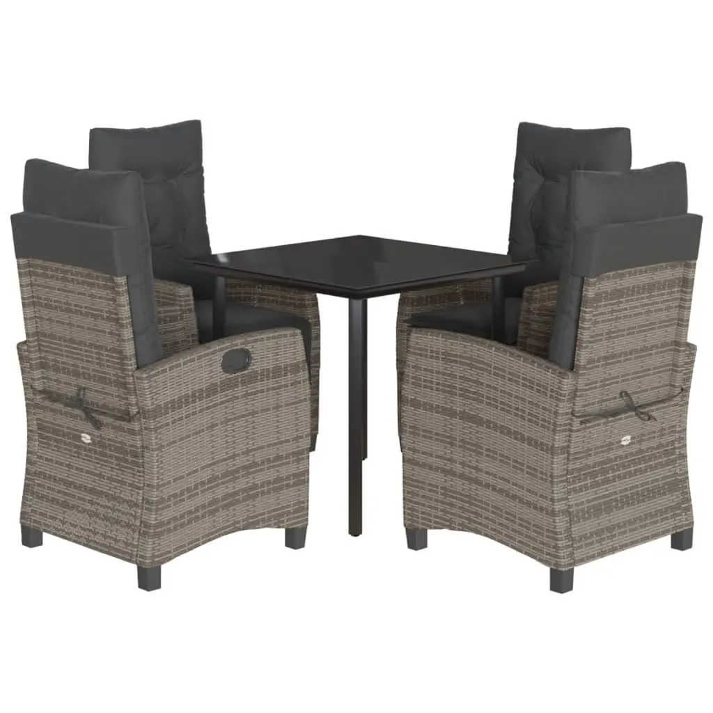 5 Piece Dining Set in Grey