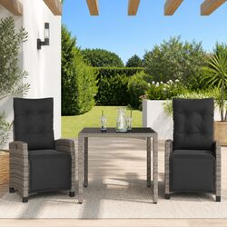 Comfortable and Practical Outdoor Dining Set with Cushions