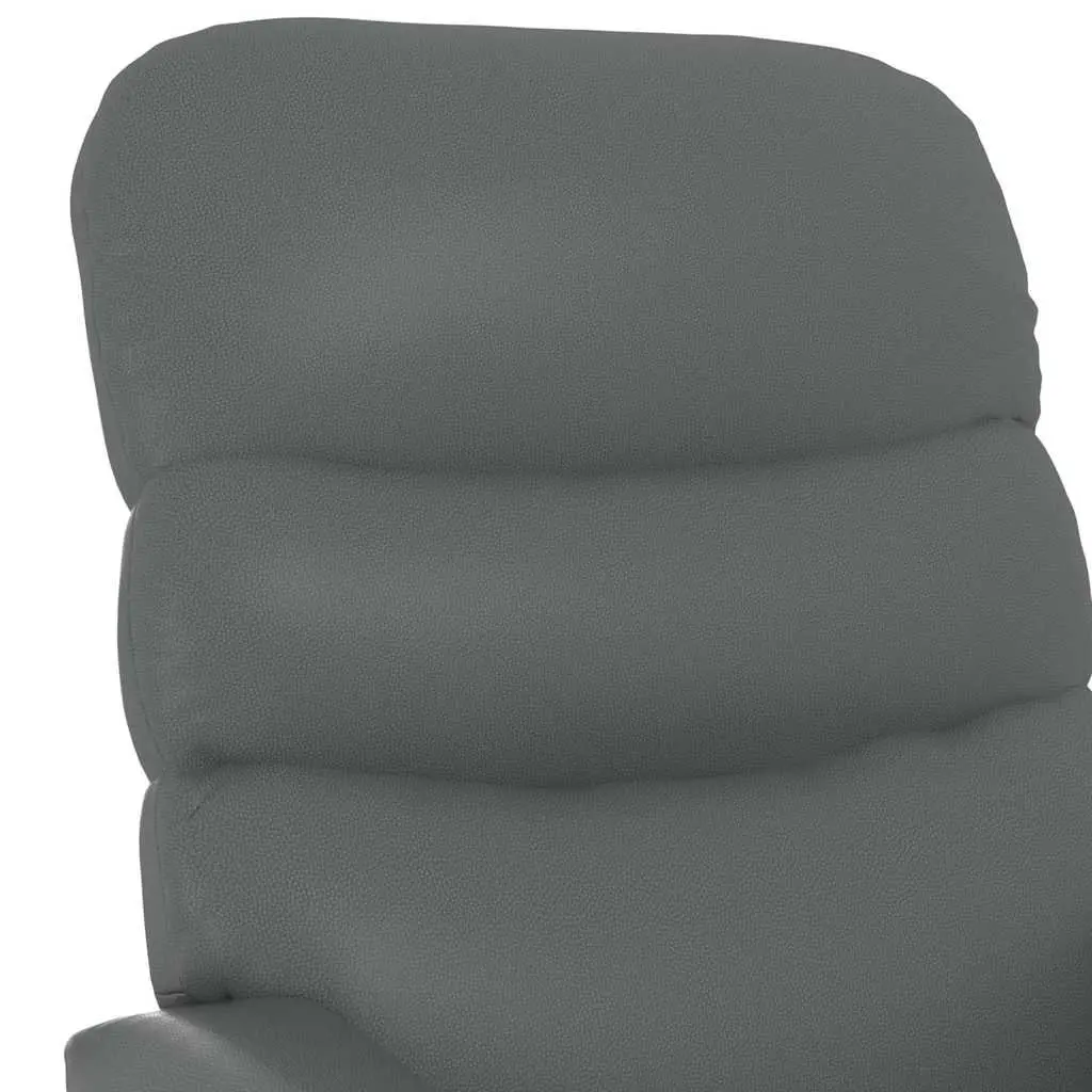 Stand Up Massage Chair Anthracite Recliner Lift Electric Armchair Elderly