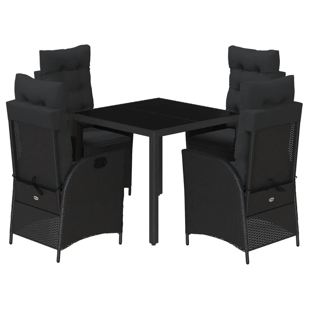 5 Piece Outdoor Dining Set with Cushions