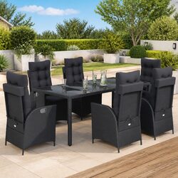 Comfortable and Valuable 7 Piece Garden Dining Set