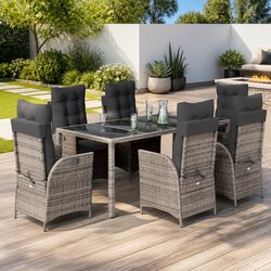 Comfortable and Practical 7-Piece Garden Dining Set
