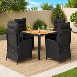 5-Piece Garden Dining Set for Comfort and Style