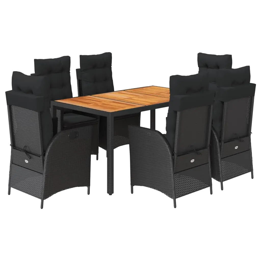 7 Piece Garden Dining Set with Cushions