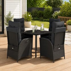 Reliable 5 Piece Garden Dining Set with Cushions